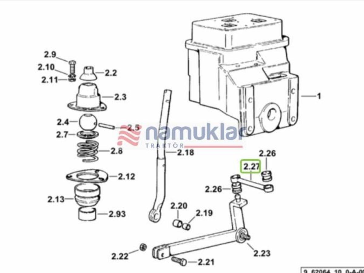 ILERI GERI VITES KOL ALTI KISA 0.009.9856.2/10 1