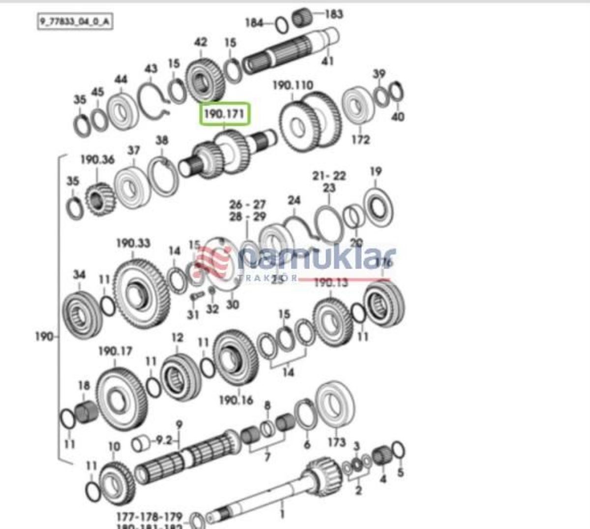 GRUP DISLISI Z=30/34 0.009.9599.0/50 1