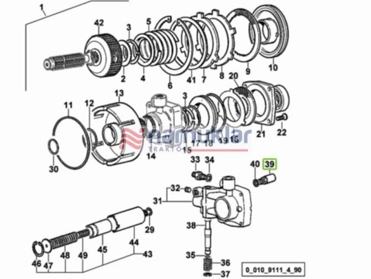 KUYRUK MİL VALF SUBABI 0.009.2445.4/20 1