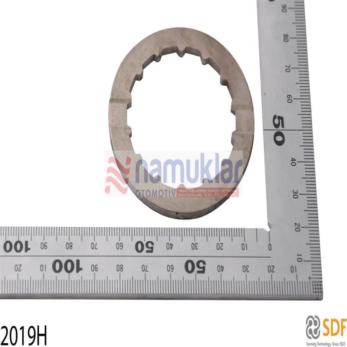 ŞANZUMAN DİŞLİ ÖNÜ ÇELİK PUL 0.255.3372.0 1