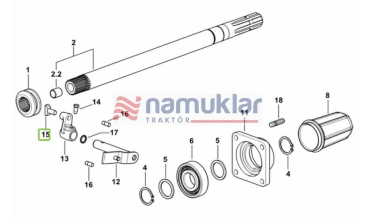 4 WD HAREKETE  GEÇIRME TIRNAGI 0.001.5945.0/10 1
