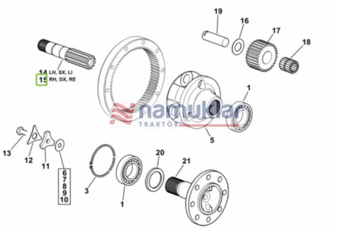 ARKA SAG KISA AKS 0.009.7206.0/10 1