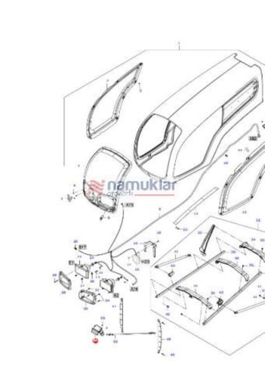 ÖN KAPUT KİLİDİ 8VA1 5039 A6A 1