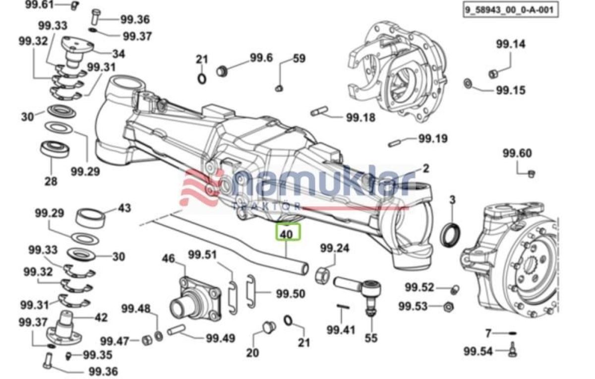 ÖN ROT BORUSU 0.008.5389.0/10 1