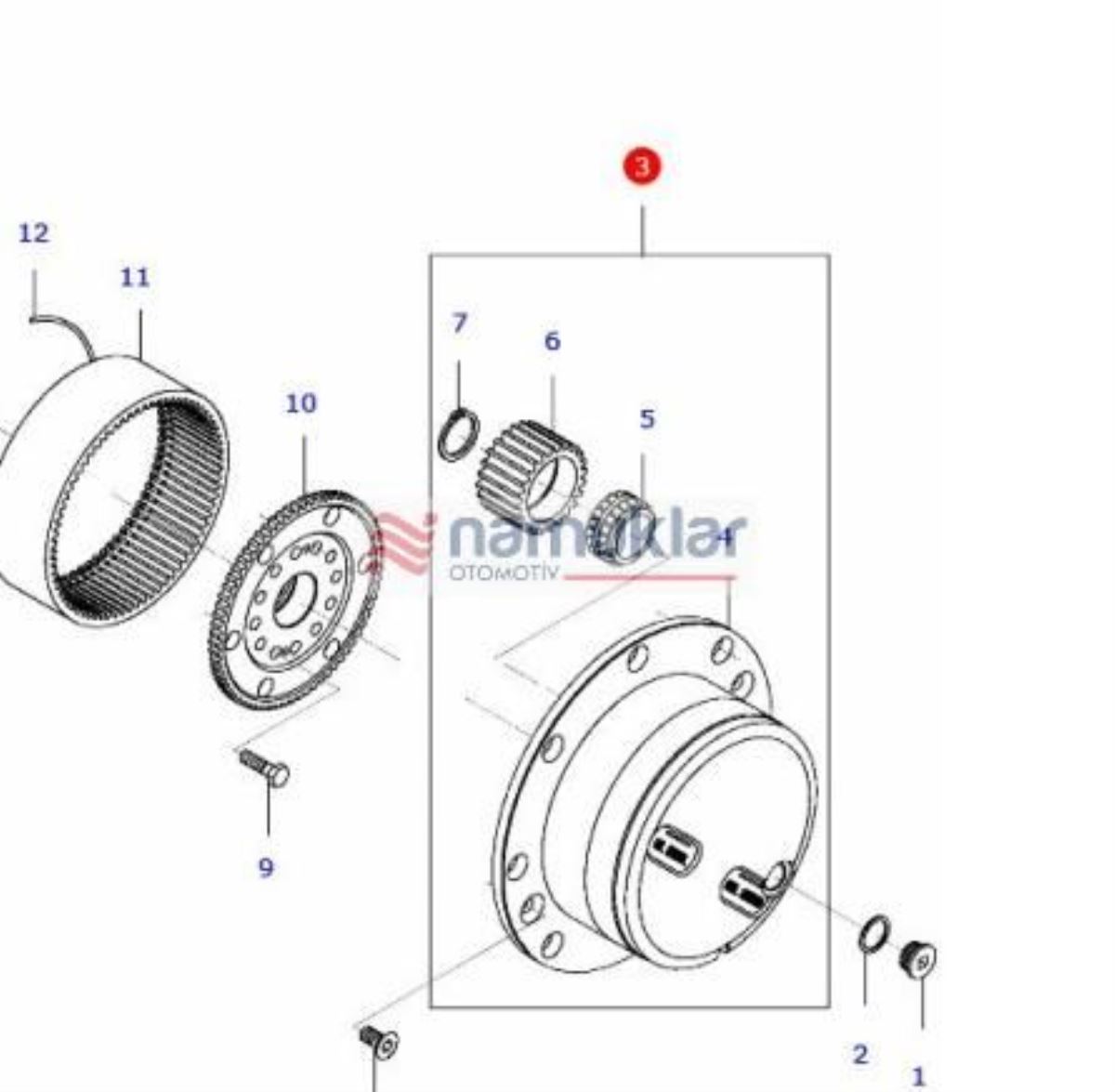 PLANET DİŞLİ SETİ 35853000 35853000I 1