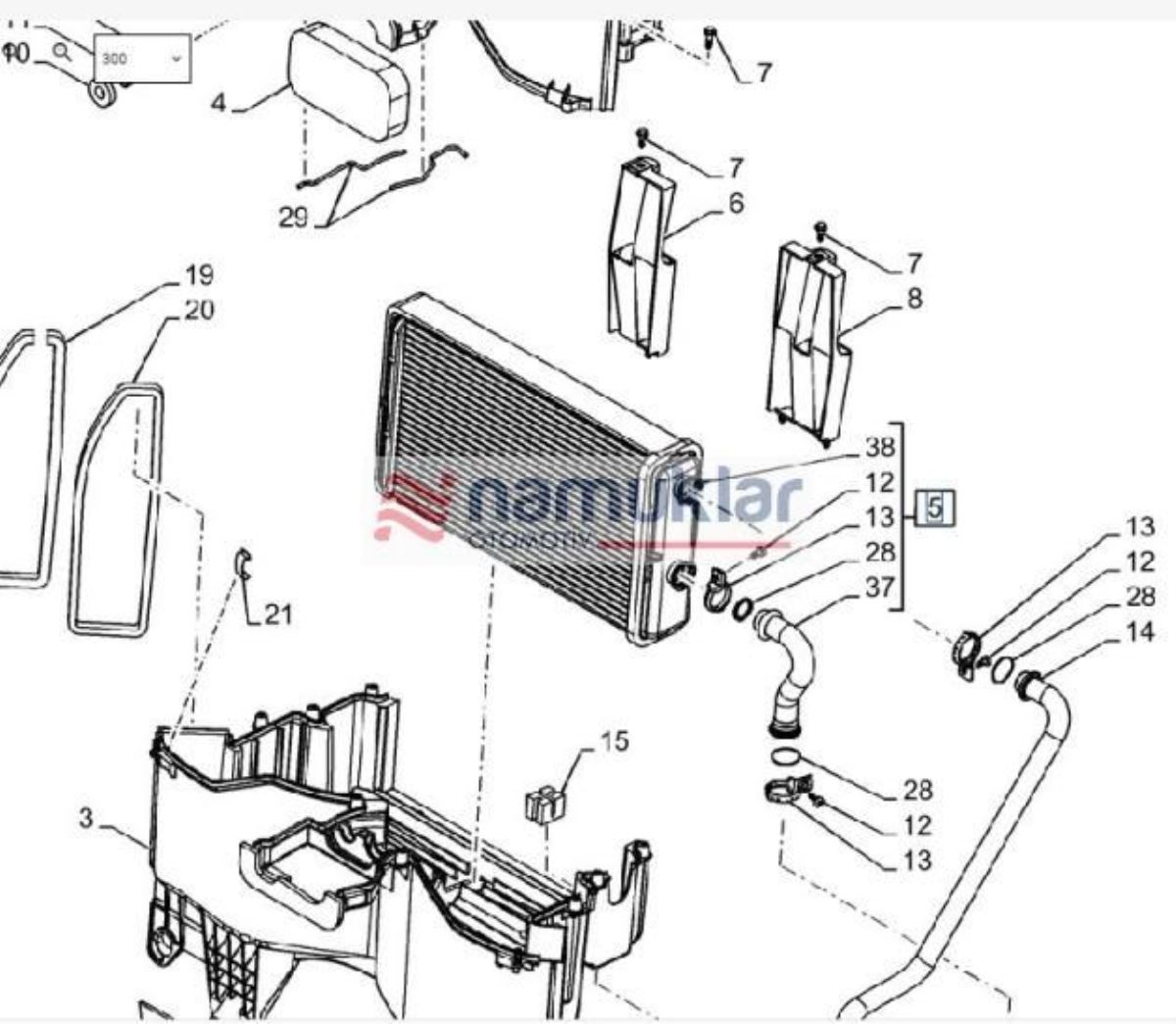 RADYATOR, ISITICI 84579701 1