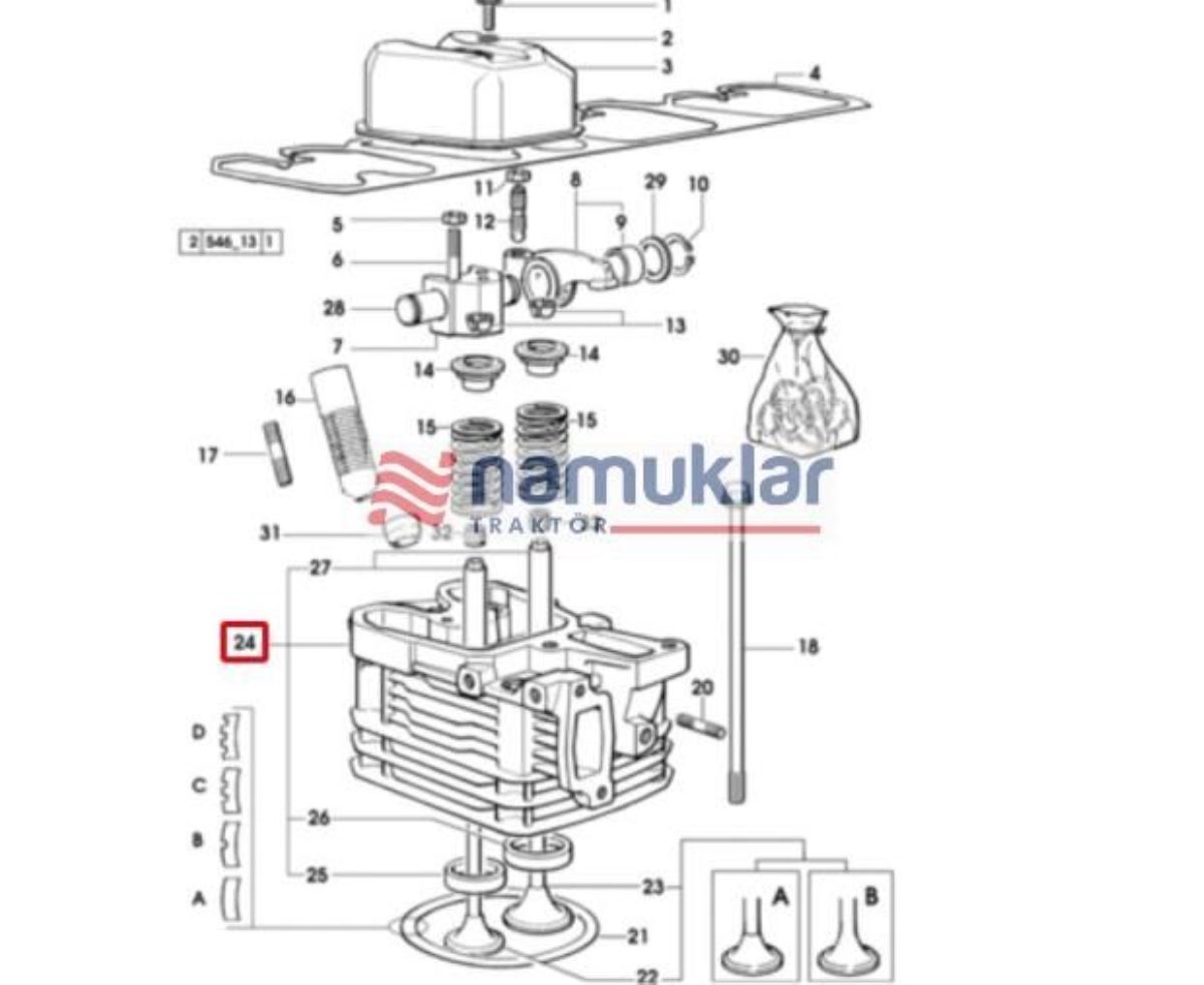 MOTOR KAPAĞI KOMPLE 0.007.1110.4 1