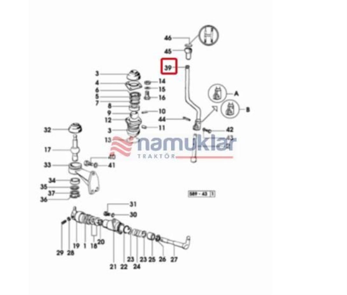 ARG. 60-70-VİTES KOLU 0.009.9049.0/40 1