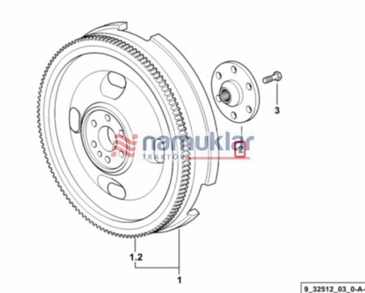 VOLANT PTO.MIL DISLISI 0.008.5543.0 1