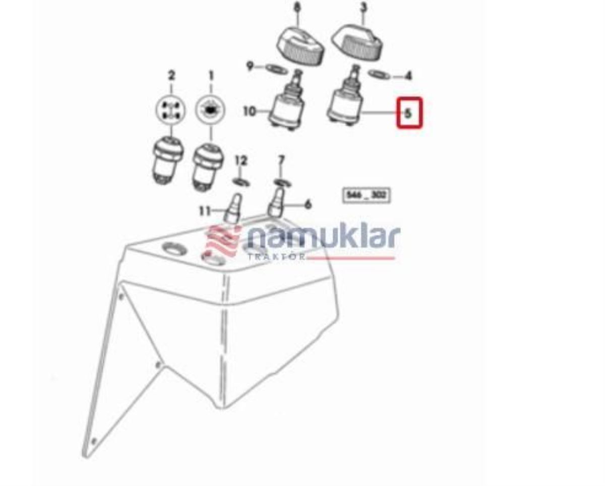 ARKA PTO DÜGMESI 0.008.2590.3 1