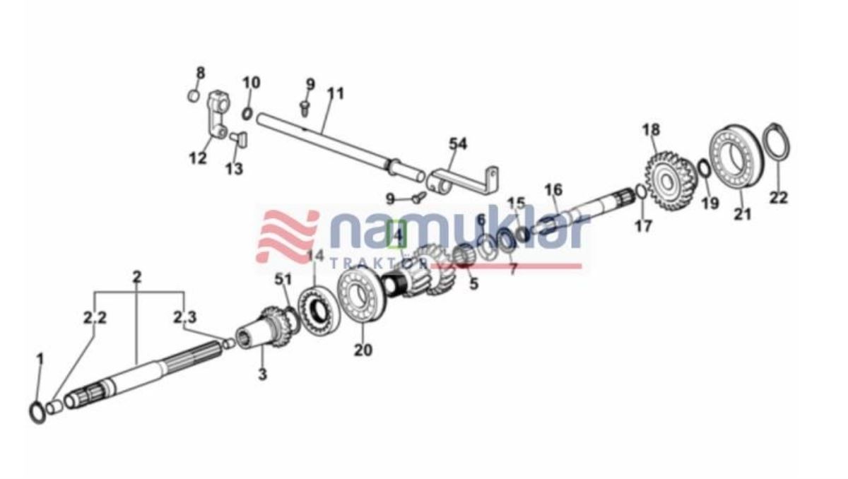 PTO.DİŞLİSİ(Z=14/21) 0.009.6902.0 1