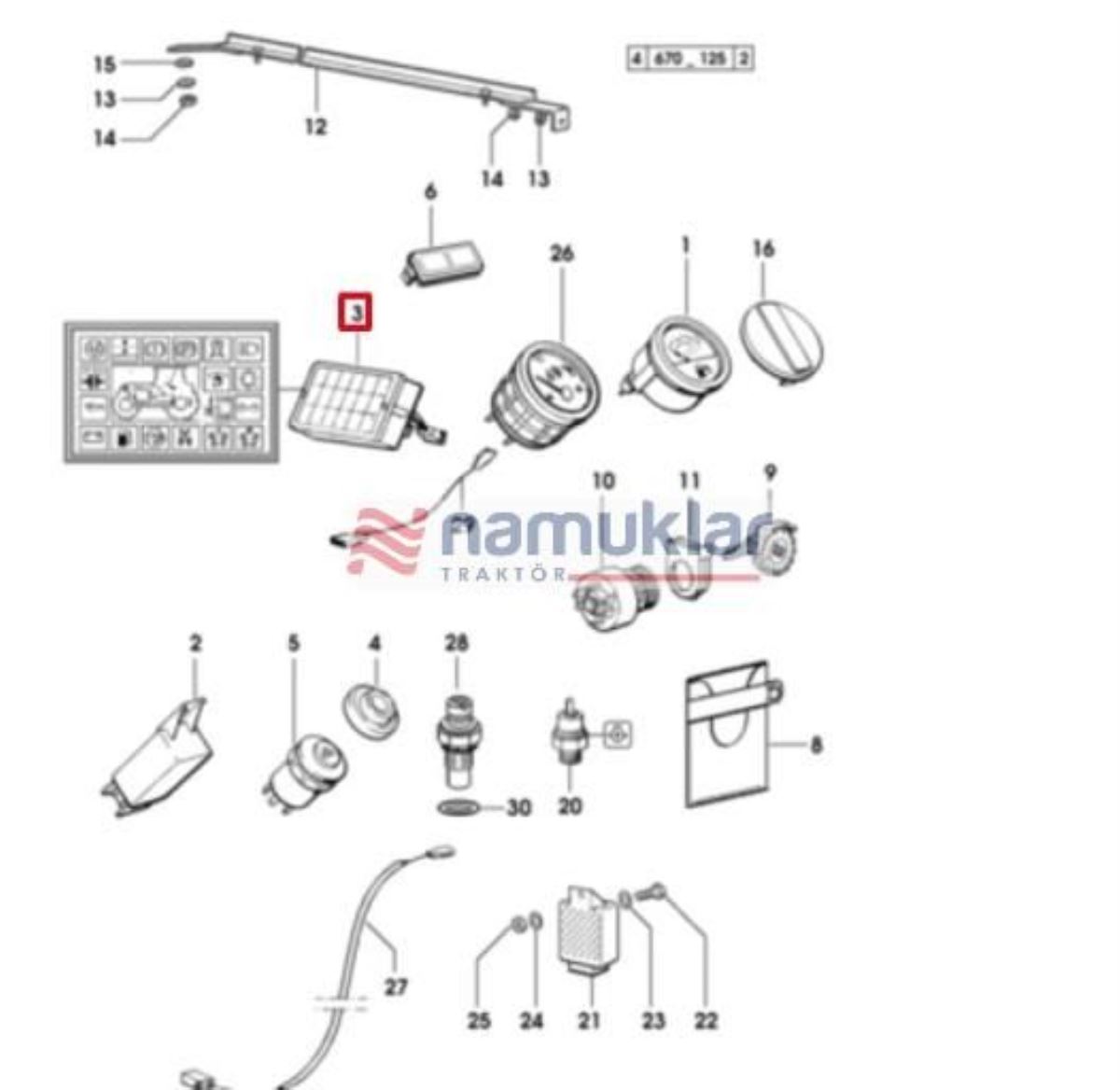 YAN KONTROL PANEL KAPAĞI 0.008.1466.0/10 1