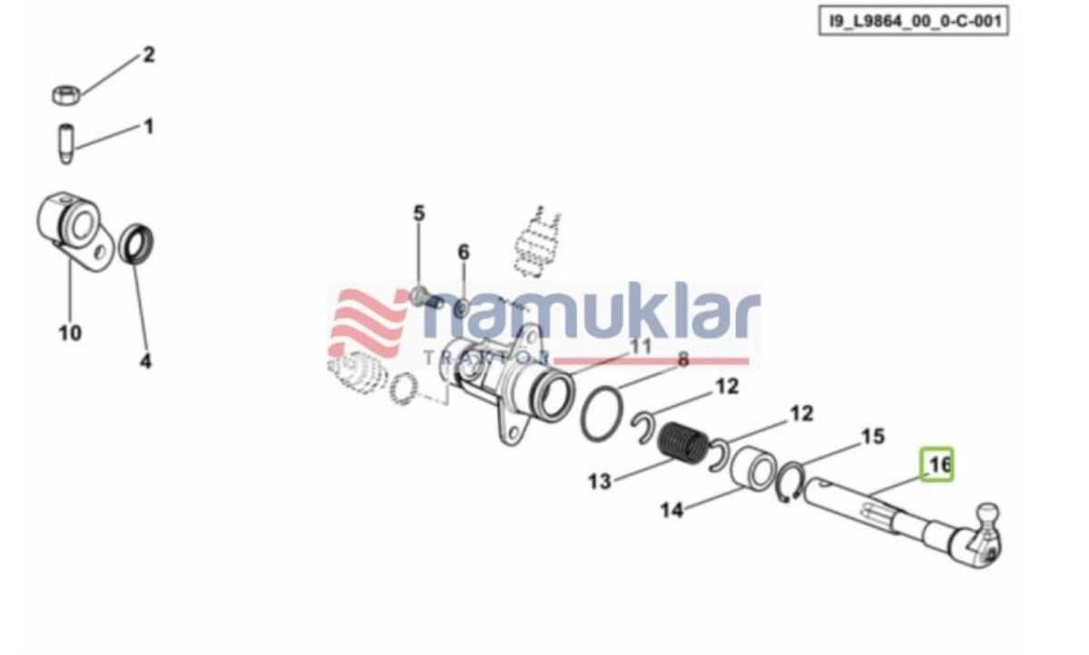 VITES HAREKET KOLU 0.010.1409.0/40 1