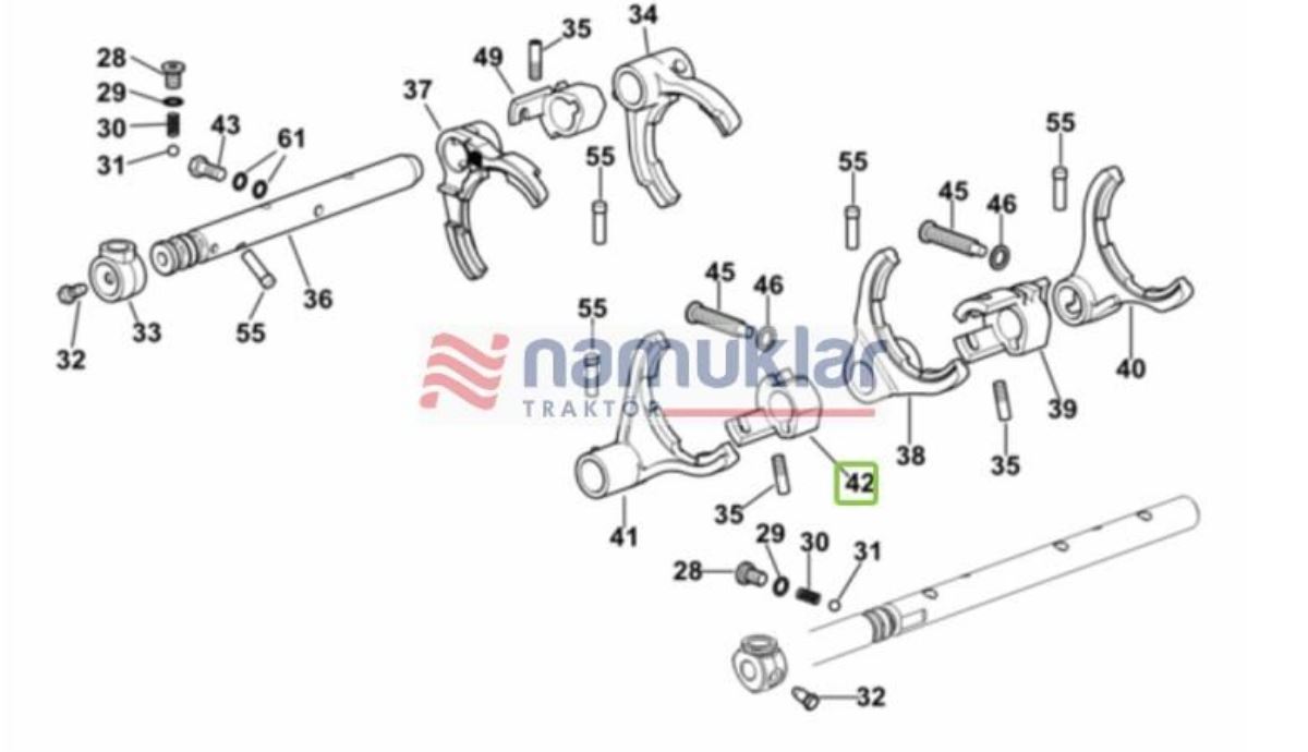 GERİ VİTES SEÇİCİ MAŞON 0.008.5198.0/40 1