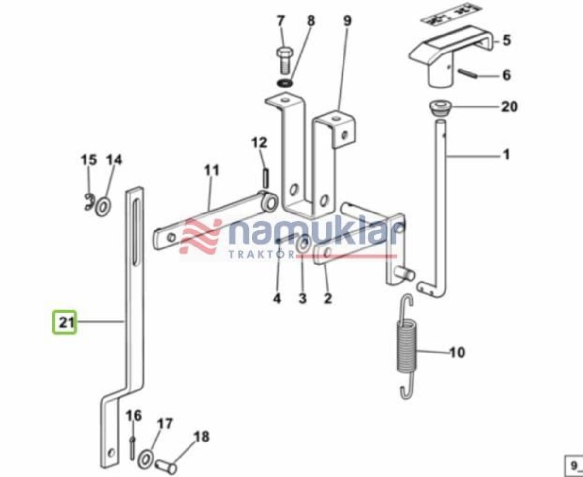 ÖN ÇEKER BAĞLAMA LAMBASI 0.008.0602.0 1