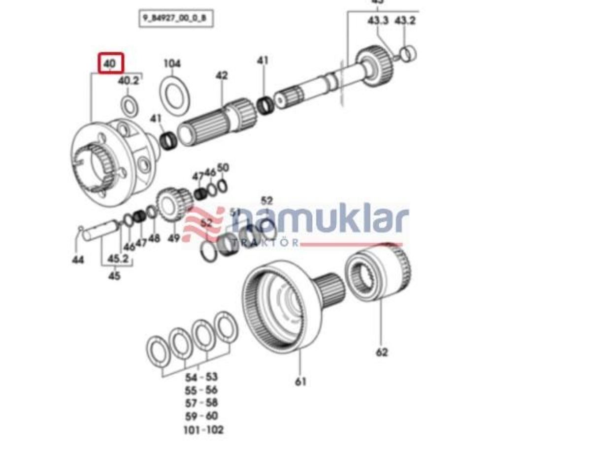 POWER DİŞLİ KUTUSU 0.007.6137.3/10 1