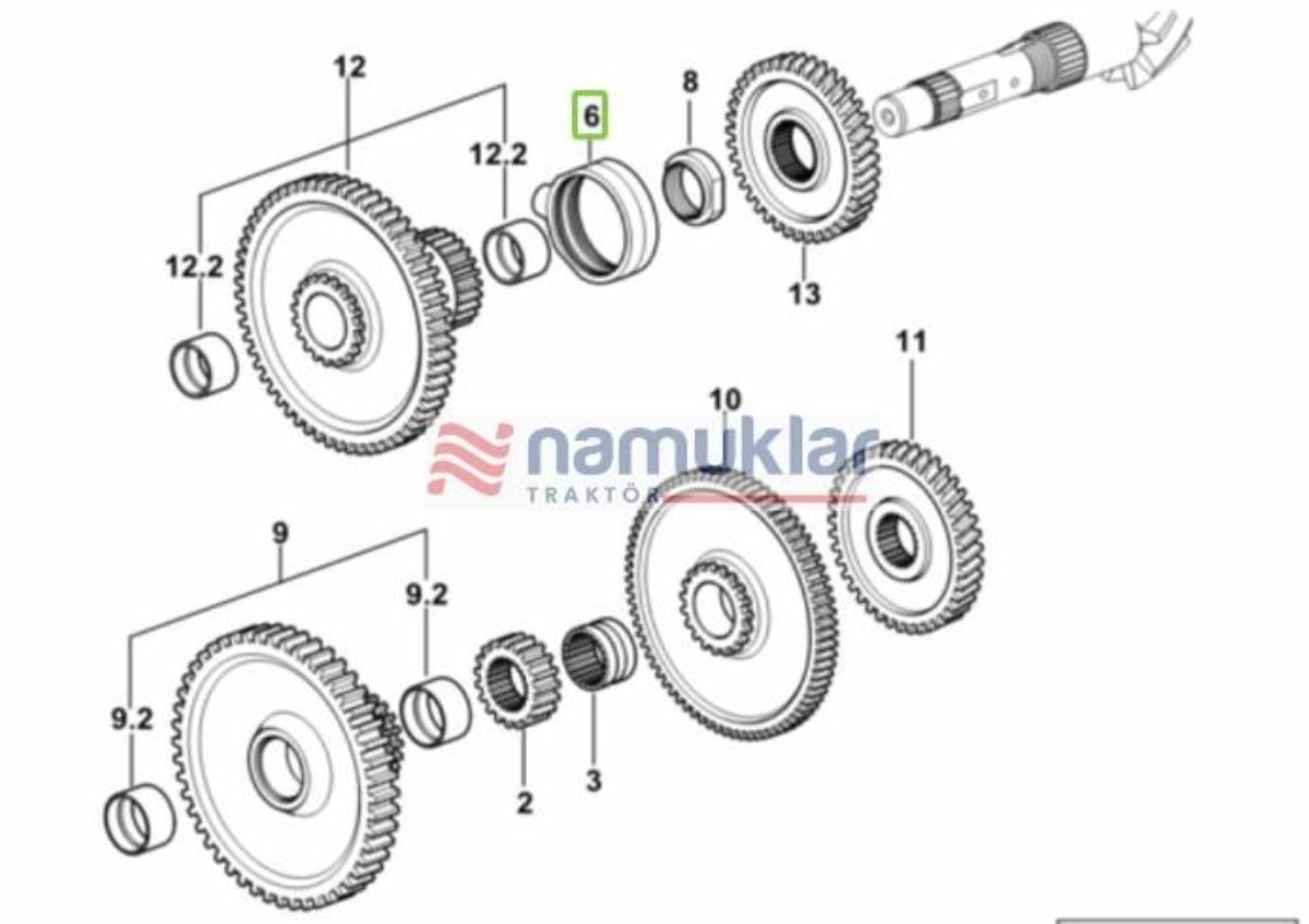 P.T.O. YAG MANIFOLTU 0.007.3550.0 1