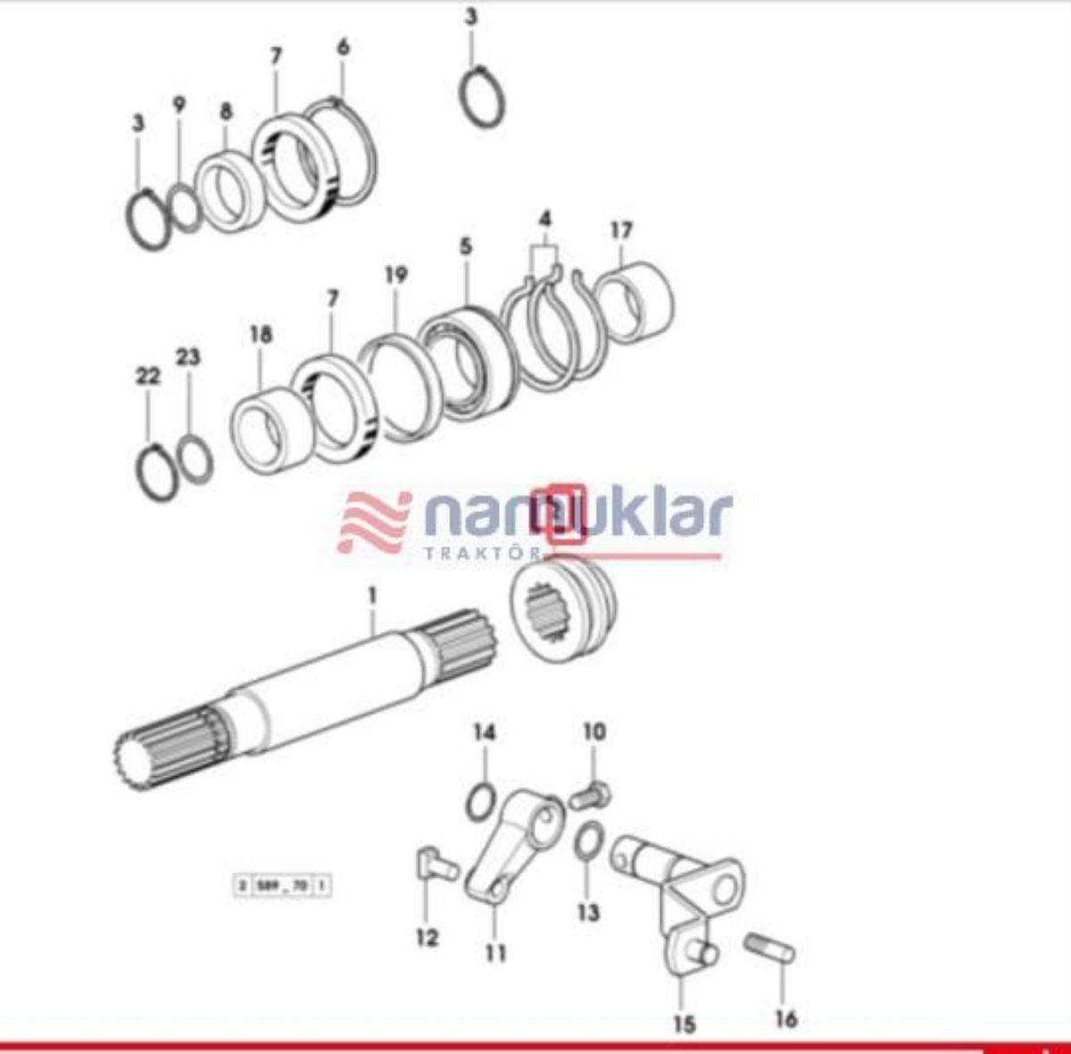 ÖN ÇEKER HARAKET DISLISI 0.008.5192.0/10 1