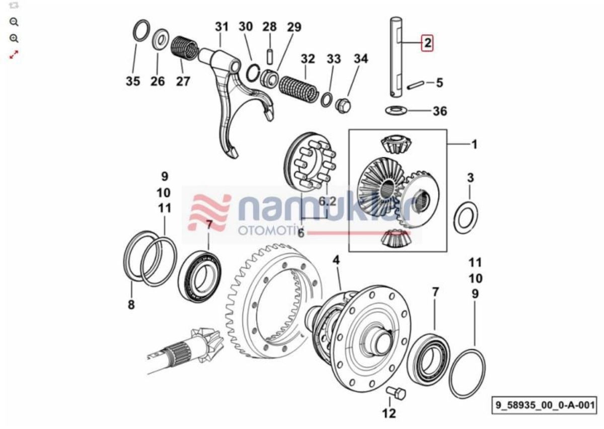 ARG ARKA KOZA DİŞLİ PİMİ 0.151.3525.0/10 1