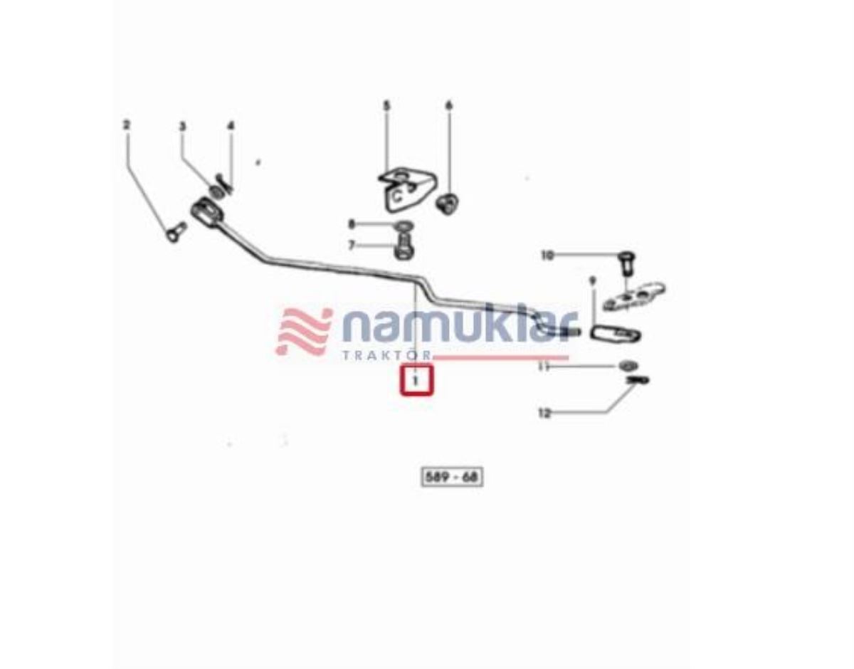 DİF KİLİT ÇUBUĞU 0.009.9230.3/10 1