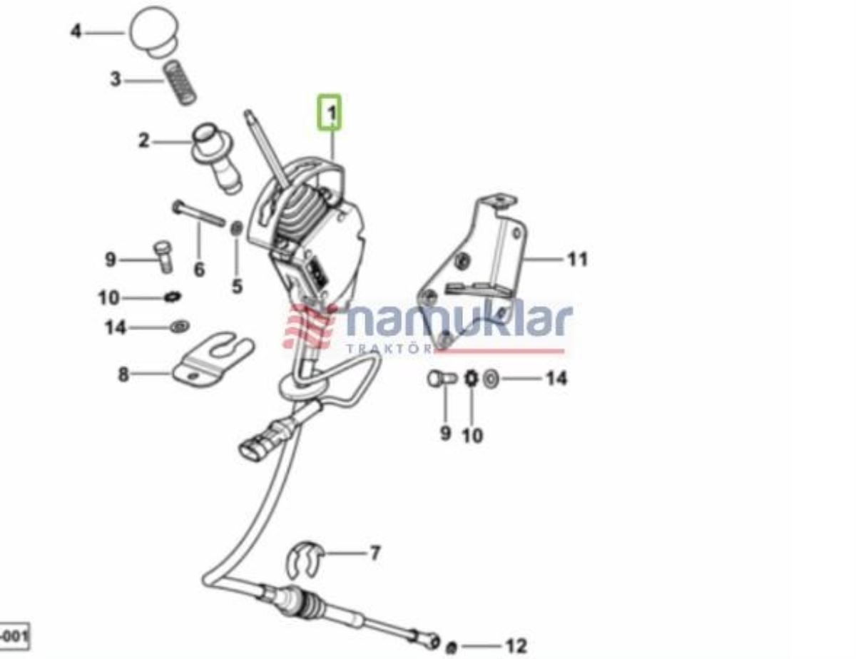 ELEKTRONİK KUYRUK MİLİ KONTROL MEKANİZMASI 0.020.7480.4 1