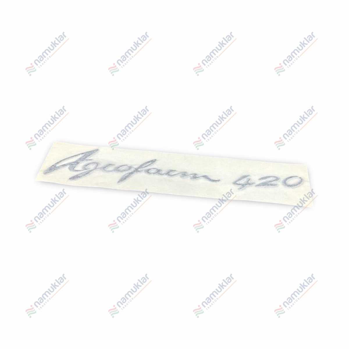 AGROFARM 420 YAN YAZI ETİKETİ 0.016.0231.3 1