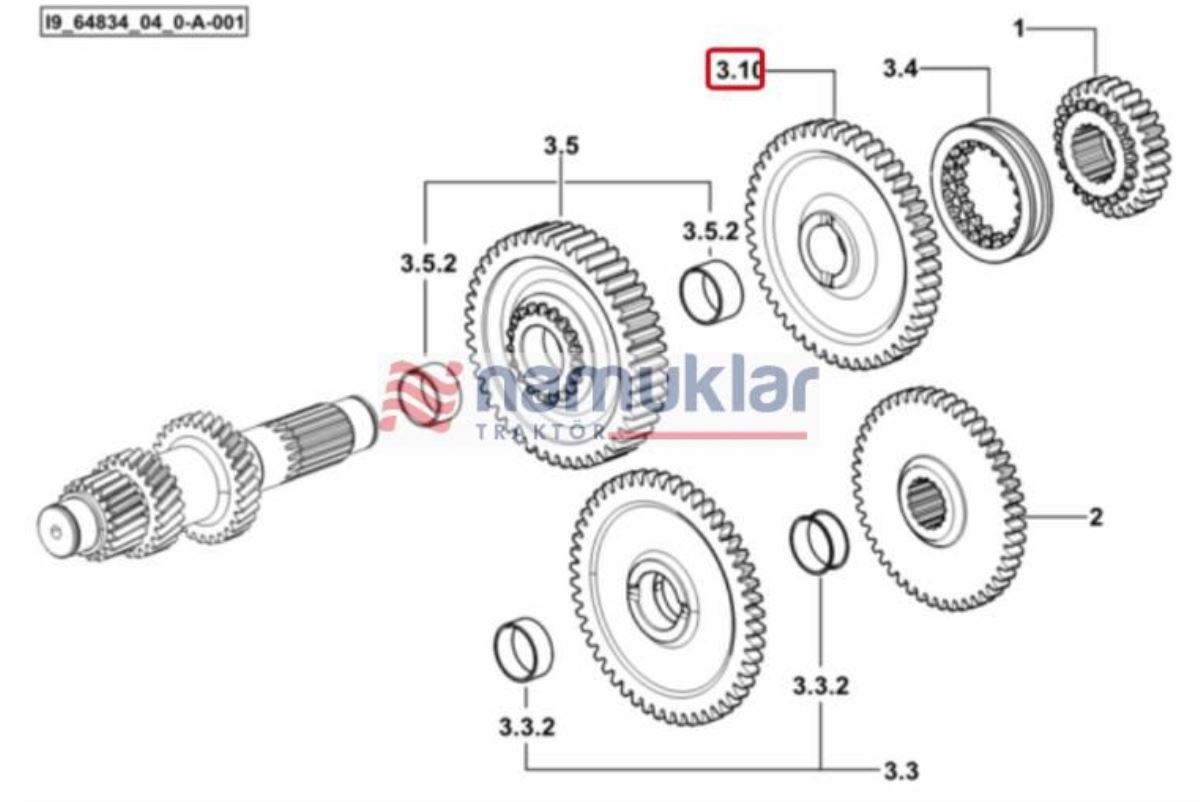 SANZUMAN TAKVIYE DISLISI(Z = 48 ) 0.008.5111.0/20 1