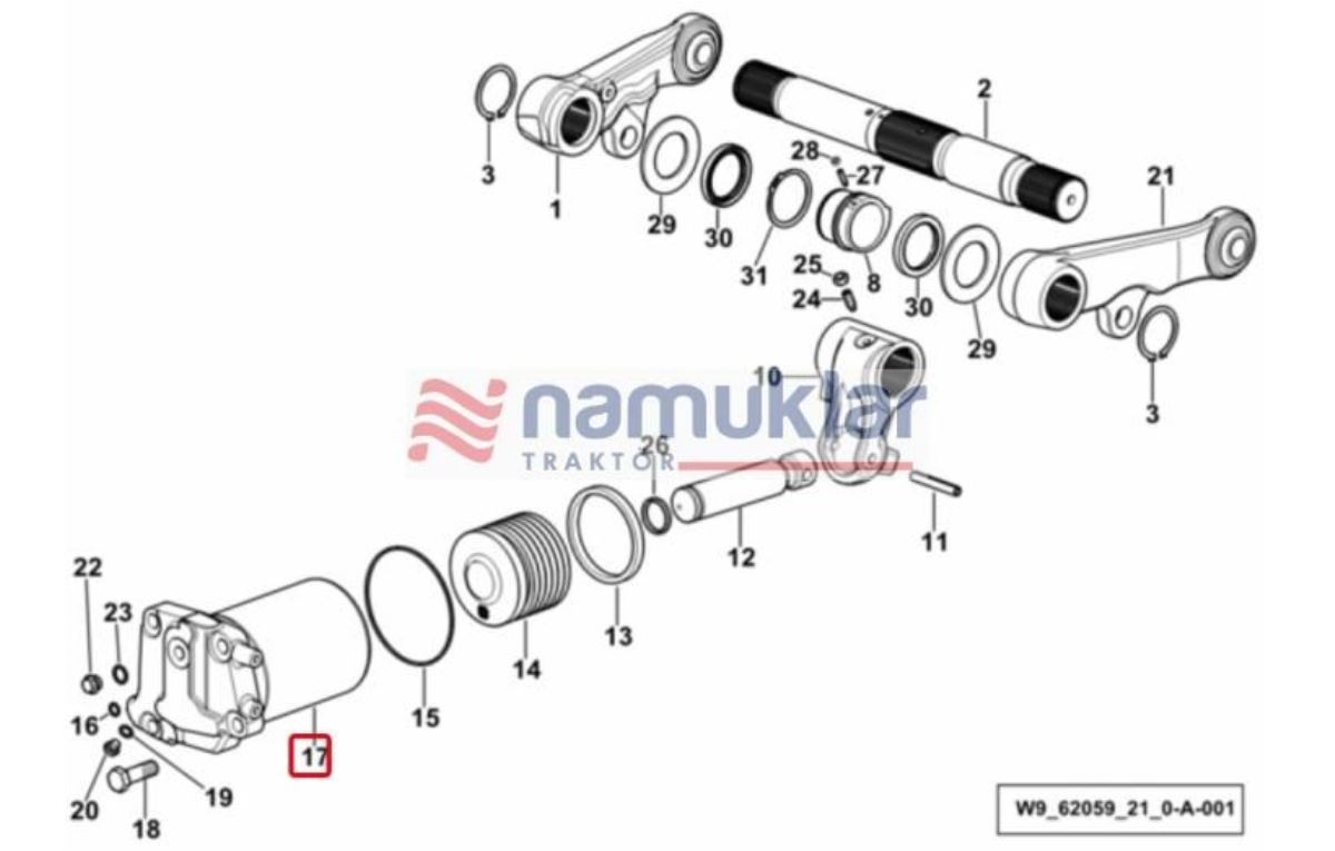 HİDROLİK PİSTON SİLİNDİRİ 0.008.3211.0/40 1