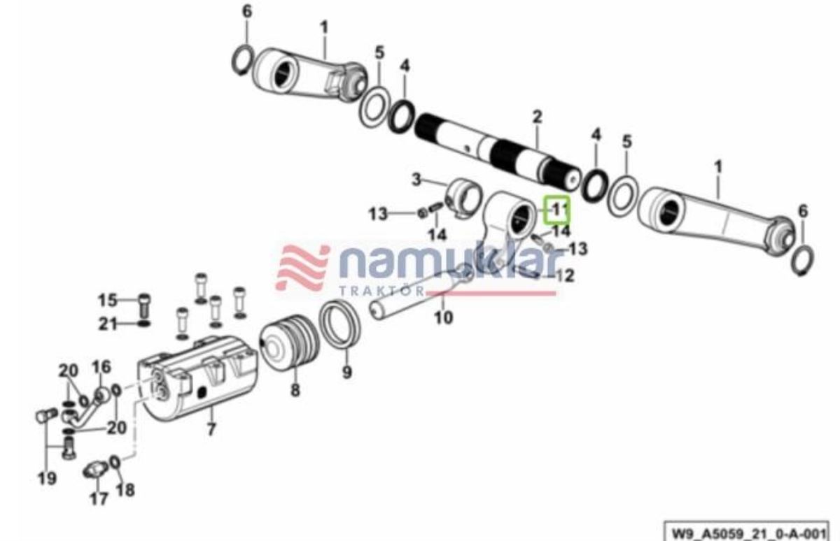 SLR.50.HID.PISTON KEPÇESI 0.009.2555.0/20 1