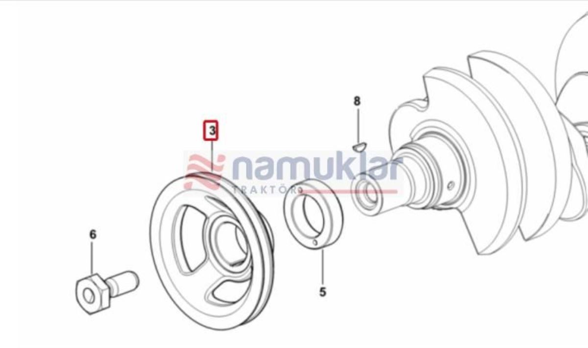 ÖN KAYIŞ KASNAĞI 0.007.1457.0/30 1