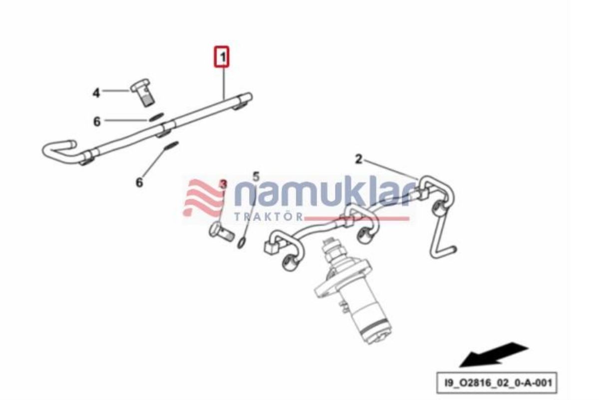 YAKIT SISTEMI BORUSU 0.007.7385.3/10 1