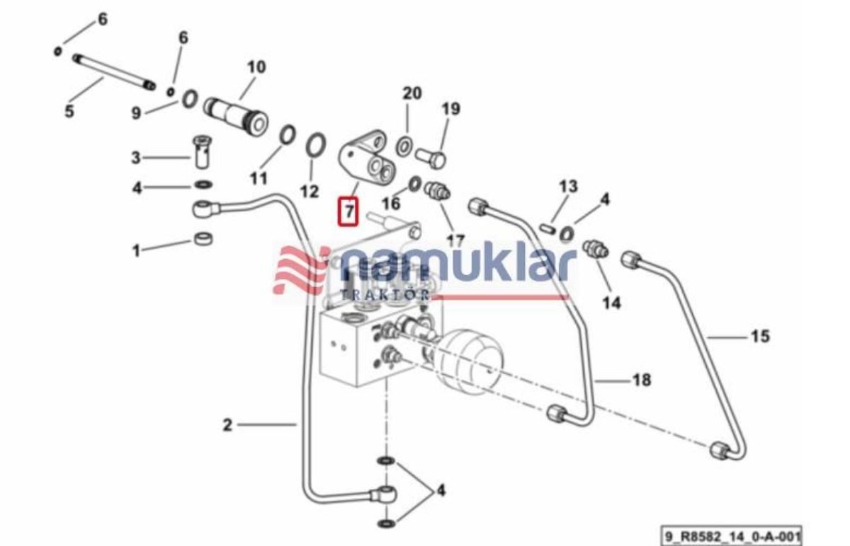 PTO KAVRAMA MEKANİZA KÜTÜĞÜ 0.006.6168.3/10 1