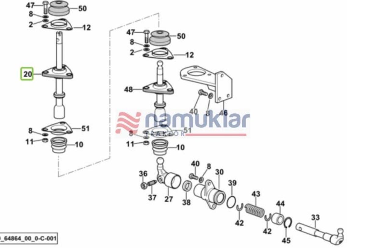 VİTES ALT KISA KOL 0.007.7685.3/40 1