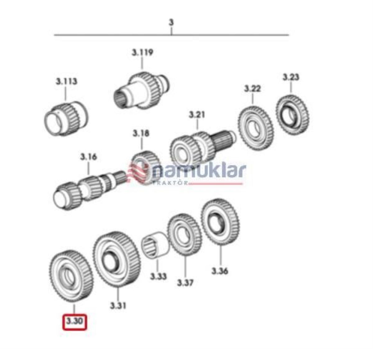 ŞANZUMAN DİŞLİSİ 0.008.4024.0/20 1