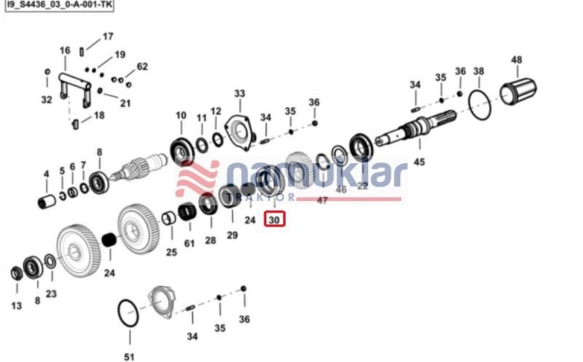 ARG.55-70C-PTO. HARAKET BILEZIGI 0.009.3822.0/20 1