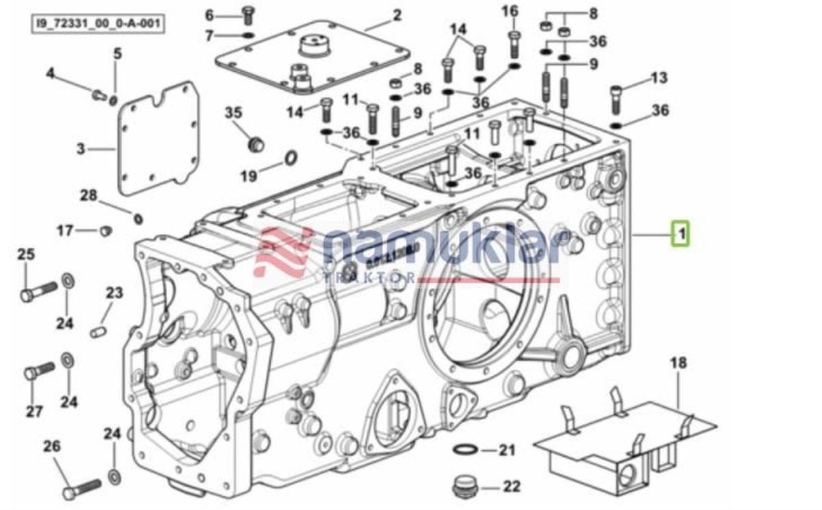 DİFRENSİYAL GÖVDESİ 0.019.1548.0/10 1