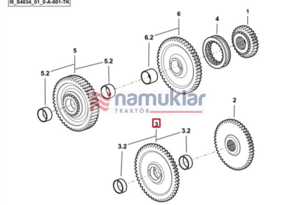 SANZUMAN TAKVIYE DISLISI( Z = 50 / Z = 2 0.008.5112.3/20 1