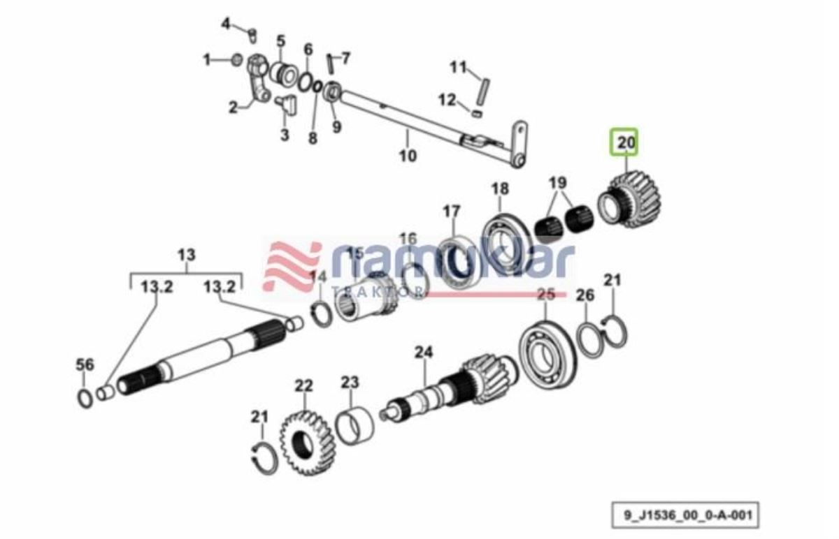 DİŞLİ Z=20 0.008.5848.0/10 1