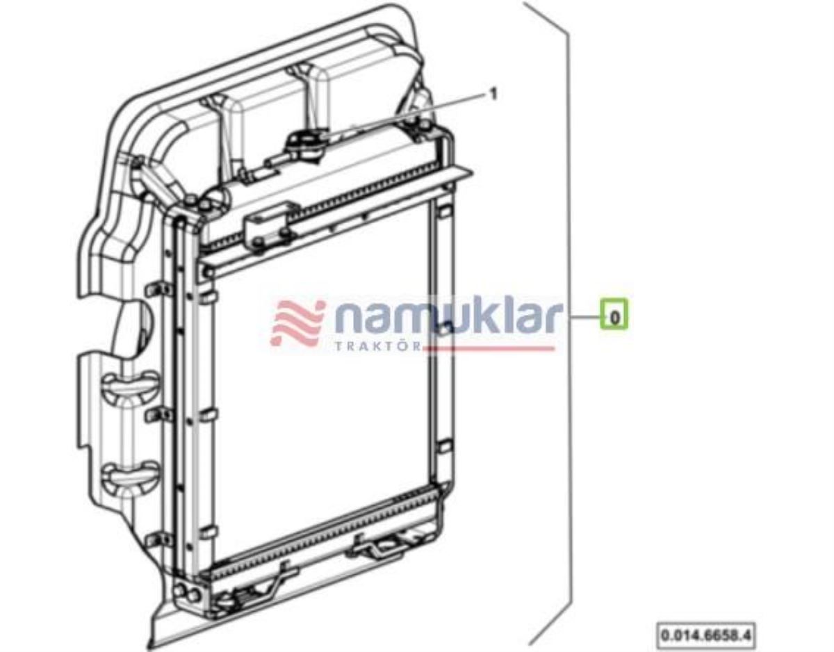 KOMPLE RADYATÖR 0.014.6658.4 1