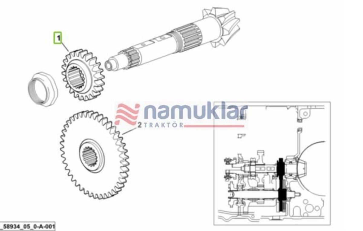 EL FREN DİŞLİSİ 0.008.5560.0/10 1