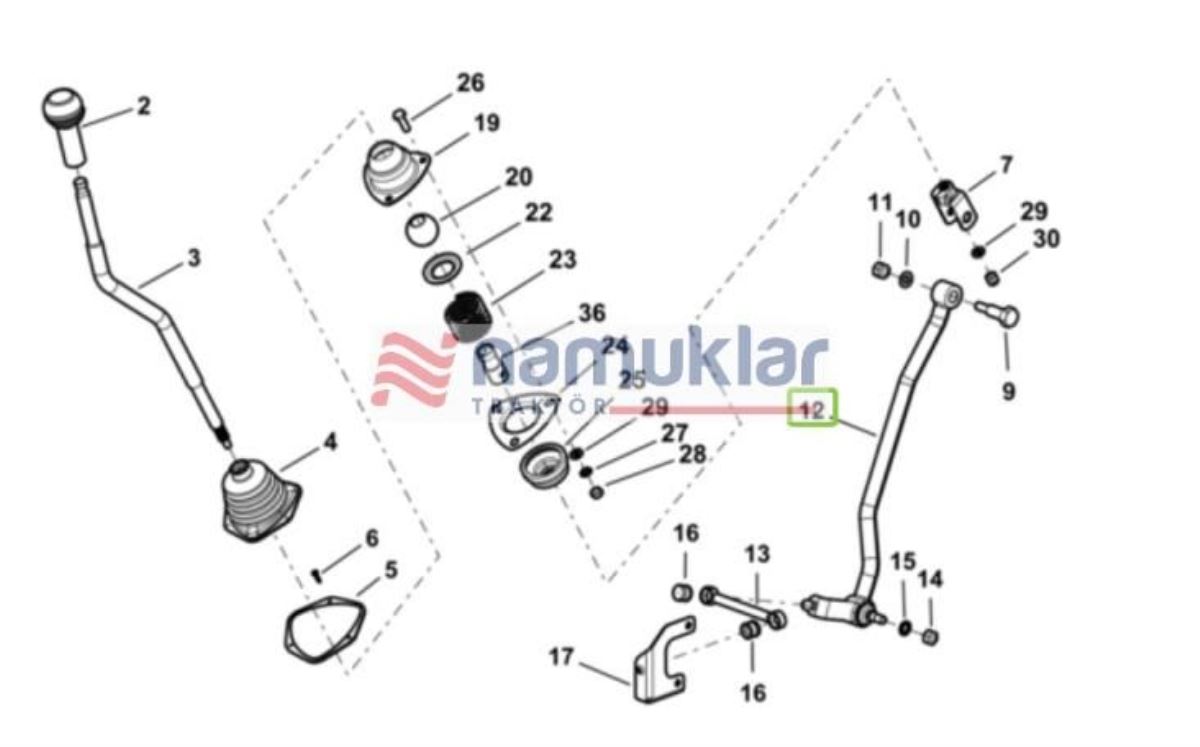 VİTES KOLU ALT 0.019.8602.3/20 1