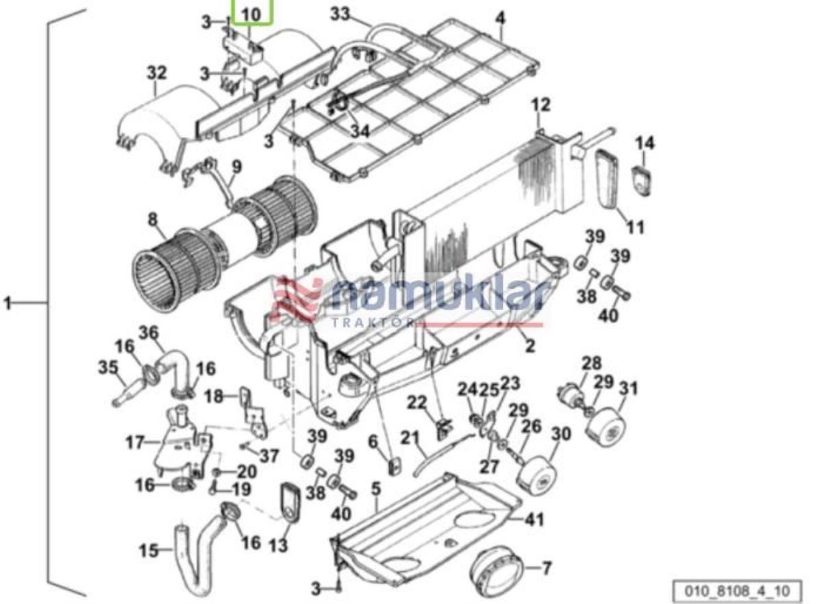 KLIMA REZISTANSI 0.009.9526.2 1