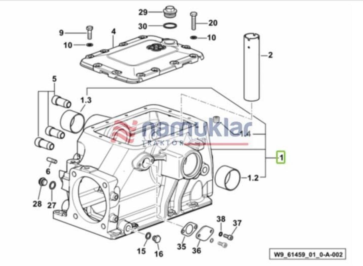 ARKA HIDROLIK GÖVDE 0.009.3412.3/40 1