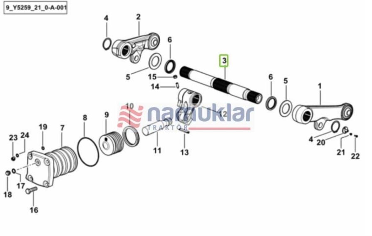 ARKA HIDROLIK KEPÇESI 0.009.3679.0/30 1