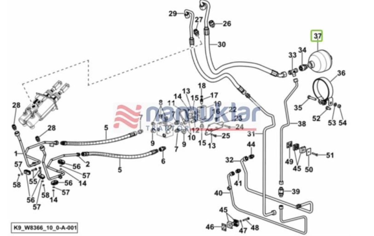 TRANSMISYON YAG BASINÇ BESLEME TANKI 0.010.0428.0/10 1