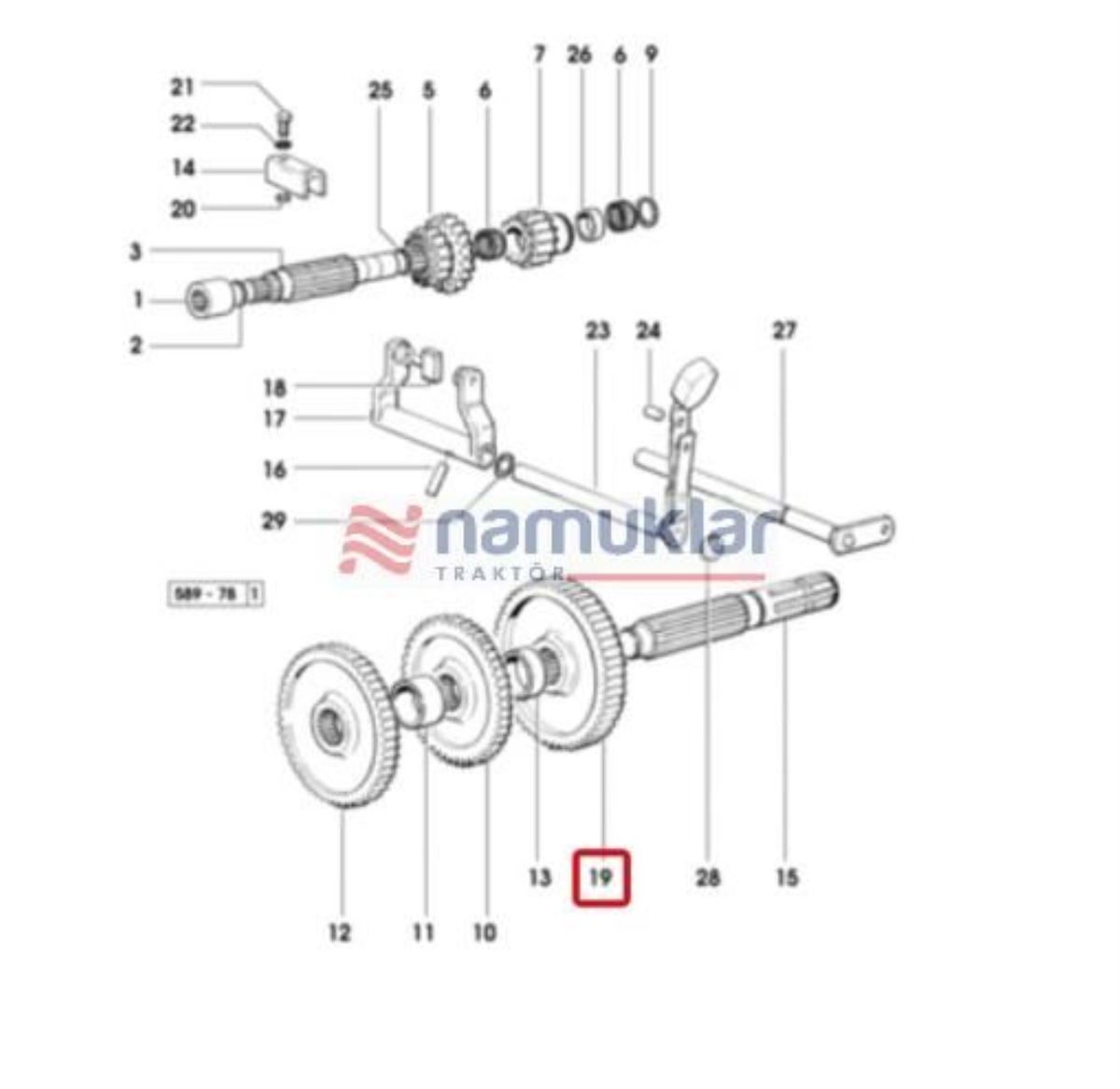 PTO.540 DEVIR DISLISI 0.008.5177.0/20 1