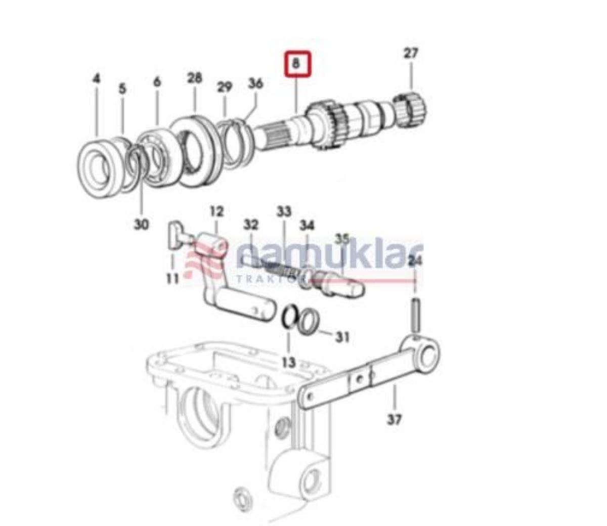 ÖN ÇEKER DISLI SAFTI 0.007.2695.0/20 1