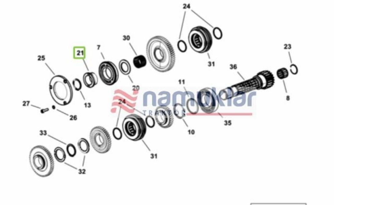 RULMAN YATAGI 0.015.0548.0 1