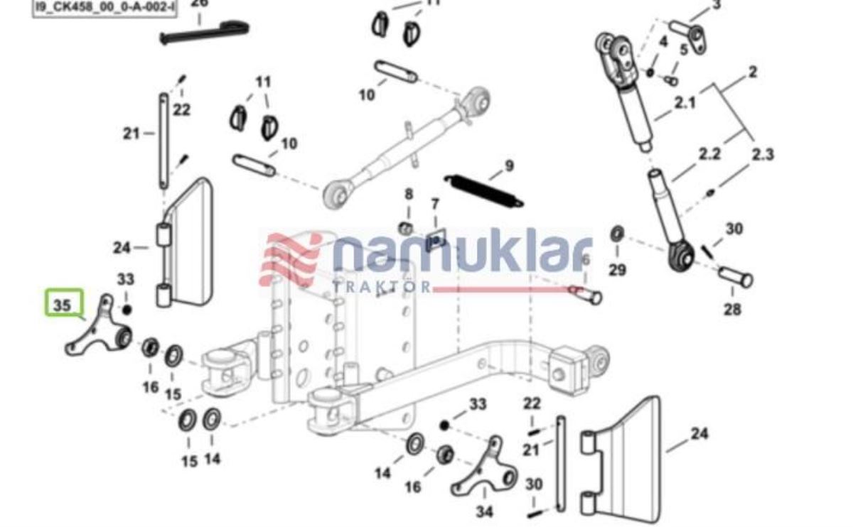 bracket sx/lh/li 0.013.5307.2/10 1