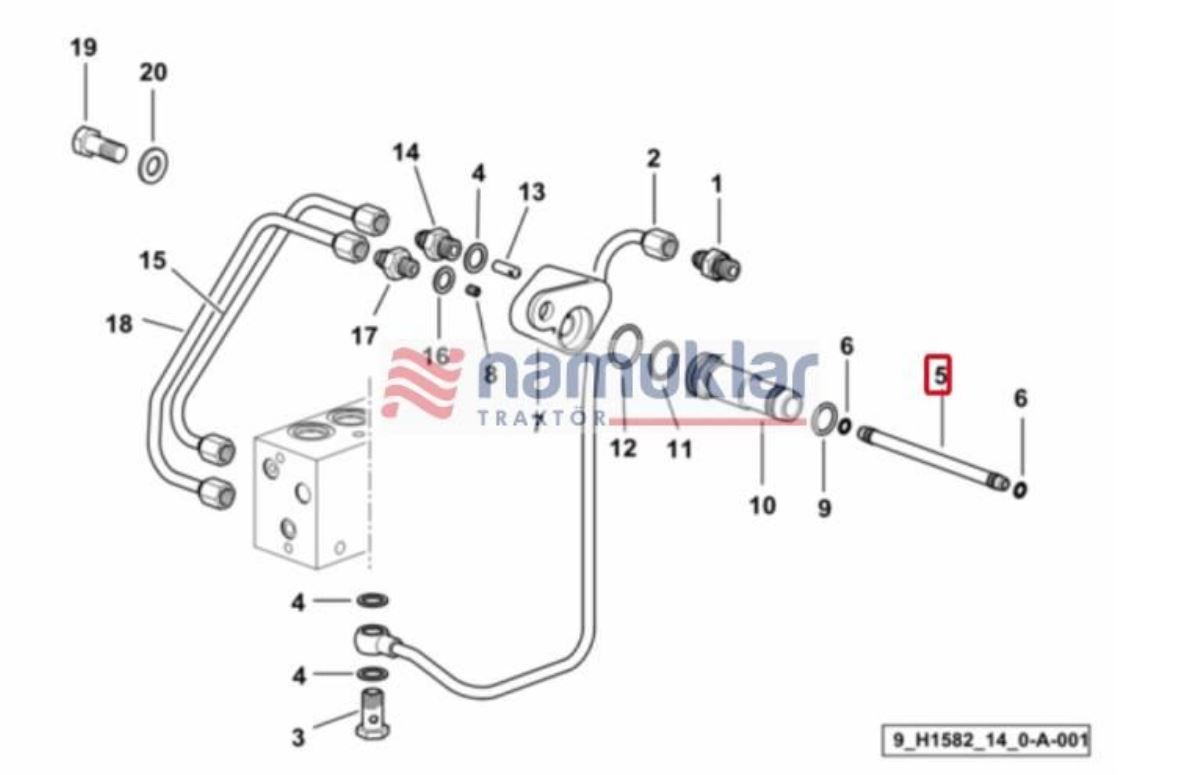 DIFRENSIYAL KILIT BORUSU 0.008.2727.0/40 1